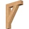Ekena Millwork Traditional Block Smooth Bracket, Western Red Cedar, 5 1/2"W x 28"D x 36"H BKT06X28X36TRA05SWR - alternate 1